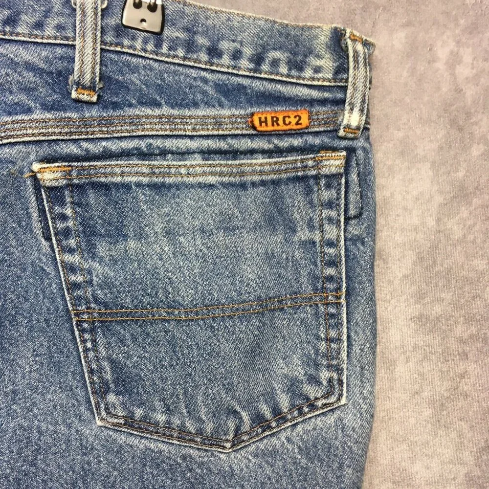Wrangler FR Riggs Men Jeans Blue size 42x32 Workwear Denim Flame Resistant Pants